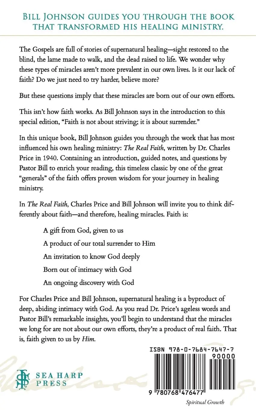 Rückseite: 9780768476477 | The Real Faith with Annotations and Guided Readings by Bill Johnson