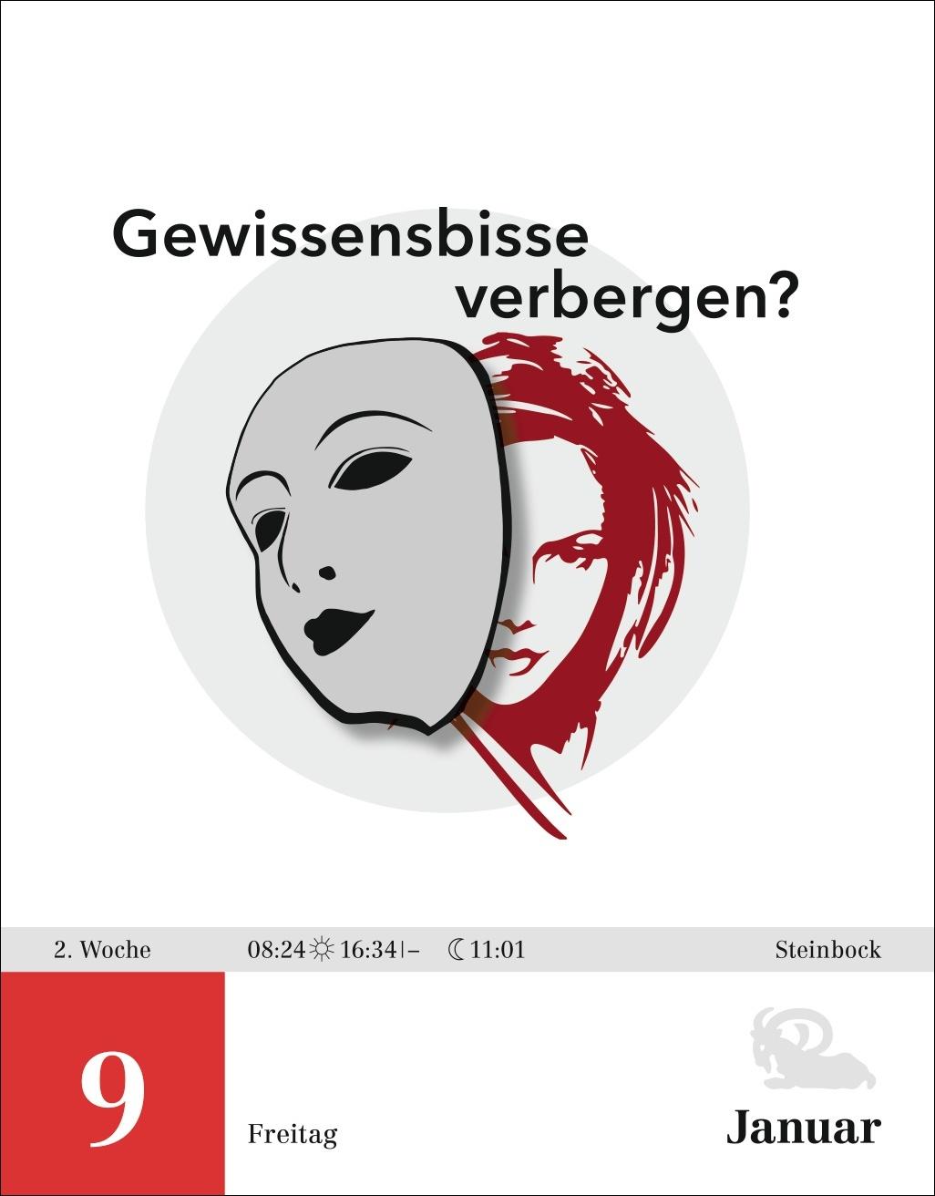 Bild: 9783840036477 | Der Philosophie-Kalender Tagesabreißkalender 2026 | Hattstein (u. a.)