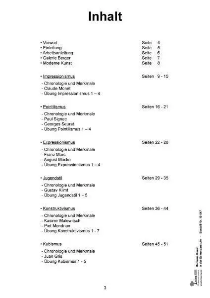 Bild: 9783866326477 | Moderne Kunst.Bd.1 | Für die Sekundarstufe 1. 46 Kopiervorlagen | Buch