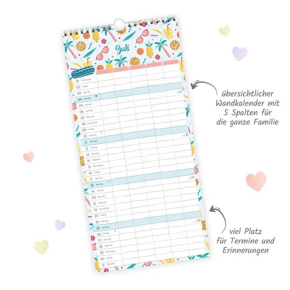 Bild: 9783988026477 | TRÖTSCH - Familienkalender Familienterminer 2027 | Wandkalender | KG