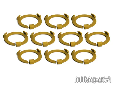 Cover: 704270726577 | Squad Marker - 32mm Gold (10) | Tabletop-Art | EAN 704270726577
