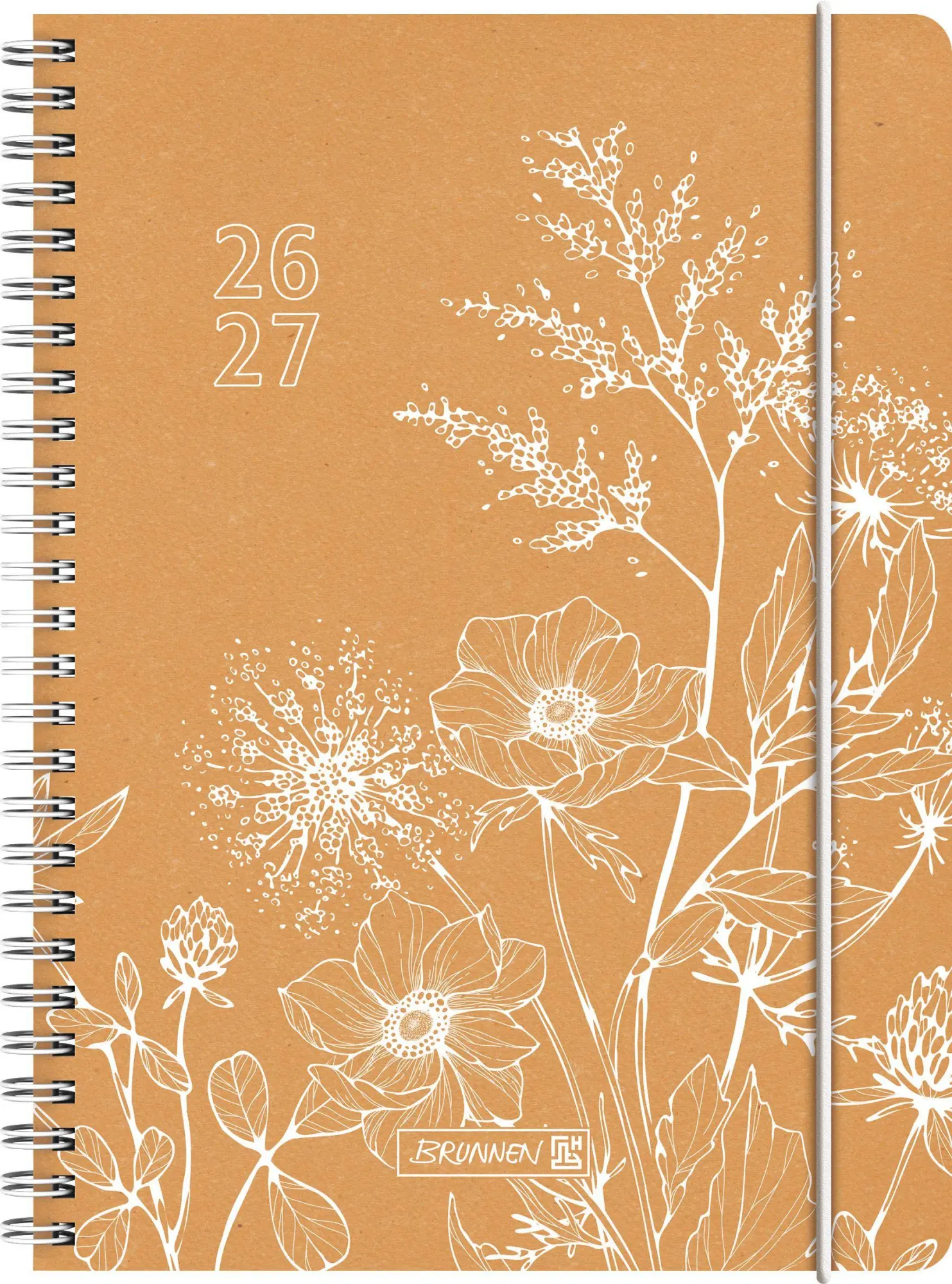 Cover: 4061947156577 | Schülerkalender 2026/2027 "Meadow" A5, Leder | Taschenbuch | 208 S.