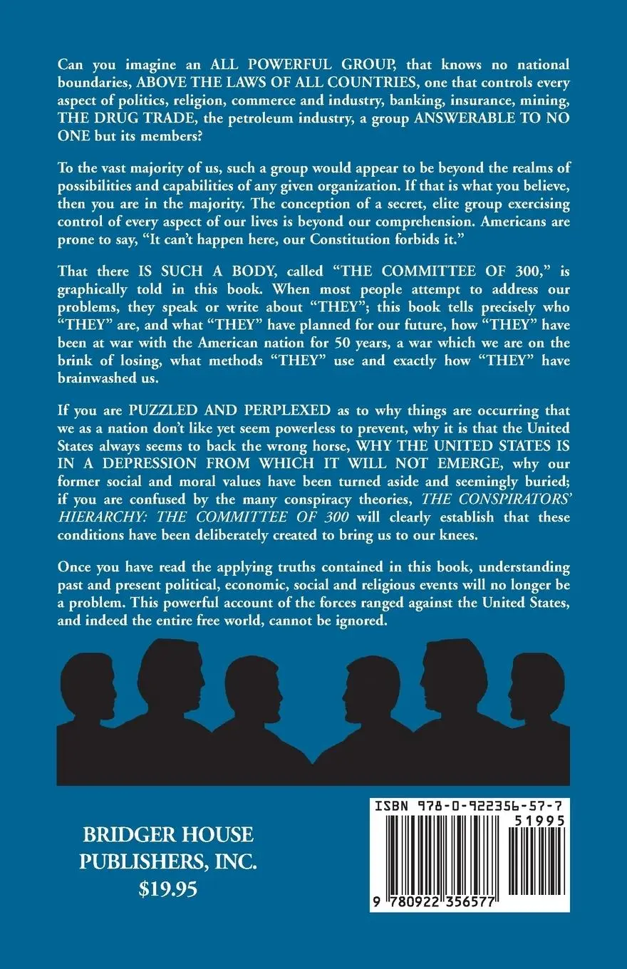 Rückseite: 9780922356577 | Conspirators' Hierarchy | The Story of the Committee of 300 | Coleman
