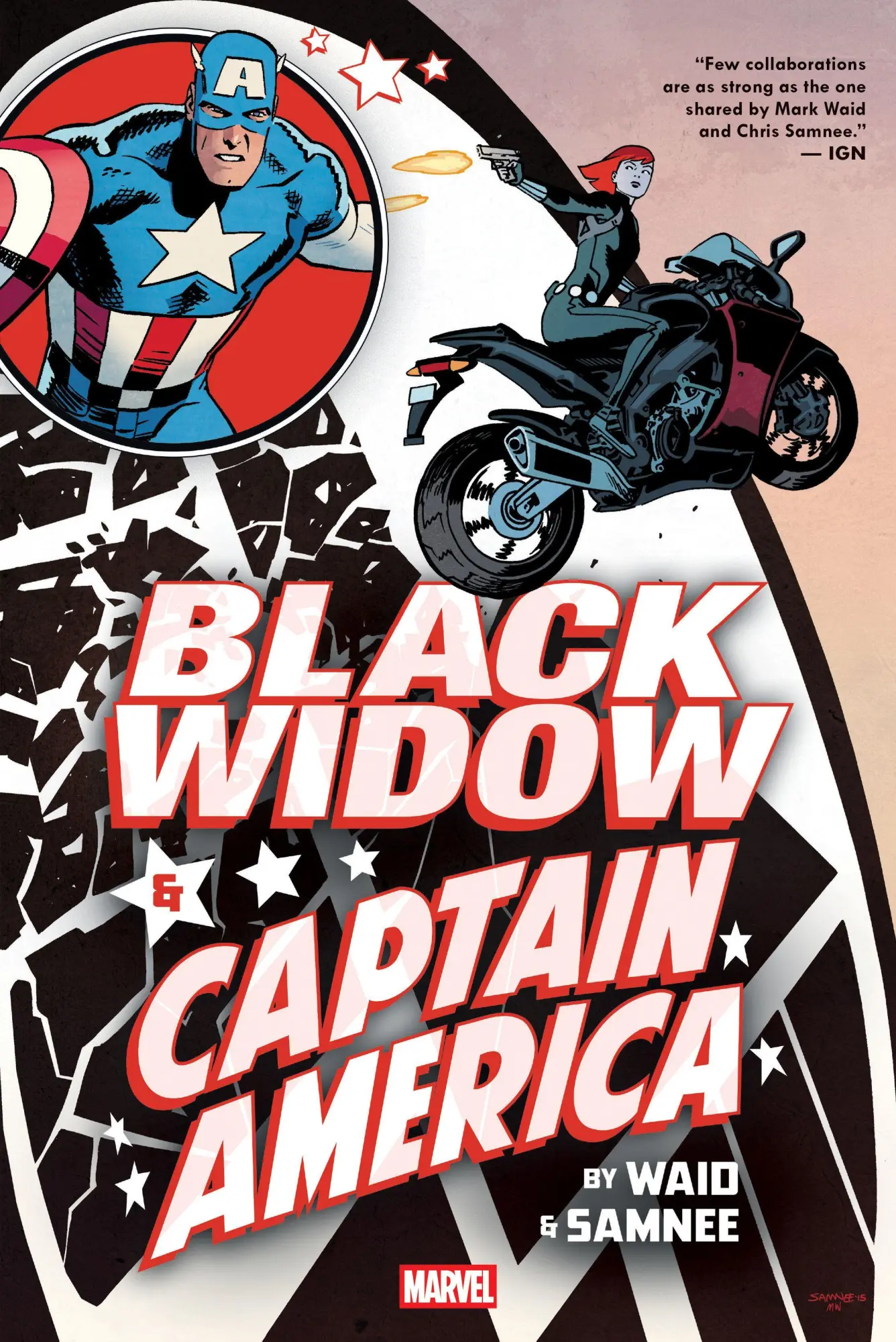Cover: 9781302966577 | Black Widow &amp; Captain America by Waid &amp; Samnee Omnibus | Waid (u. a.)