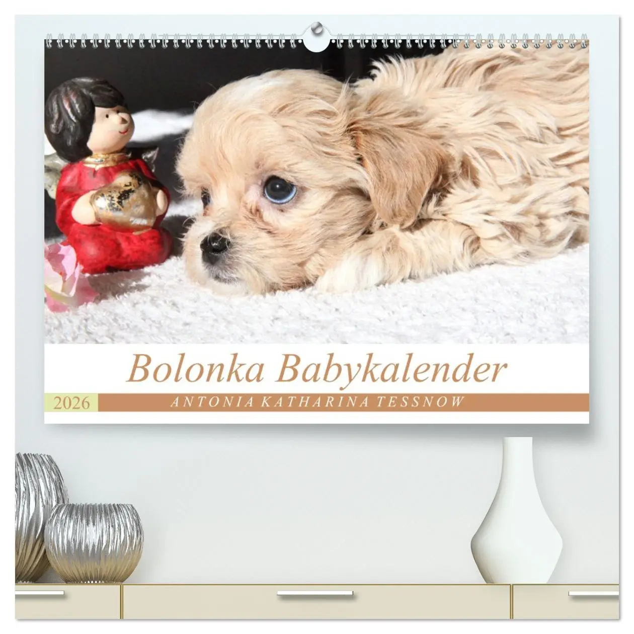 Cover: 9783457756577 | Bolonka Babykalender 2026 (hochwertiger Premium Wandkalender 2026...