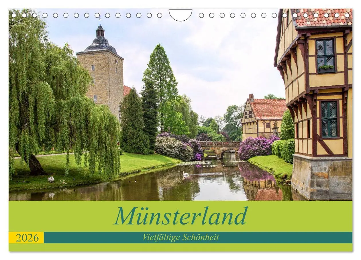 Cover: 9783457826577 | Münsterland - Vielfältige Schönheit (Wandkalender 2026 DIN A4...