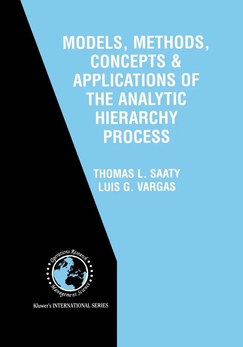 Cover: 9781461356677 | Models, Methods, Concepts &amp; Applications of the Analytic Hierarchy...