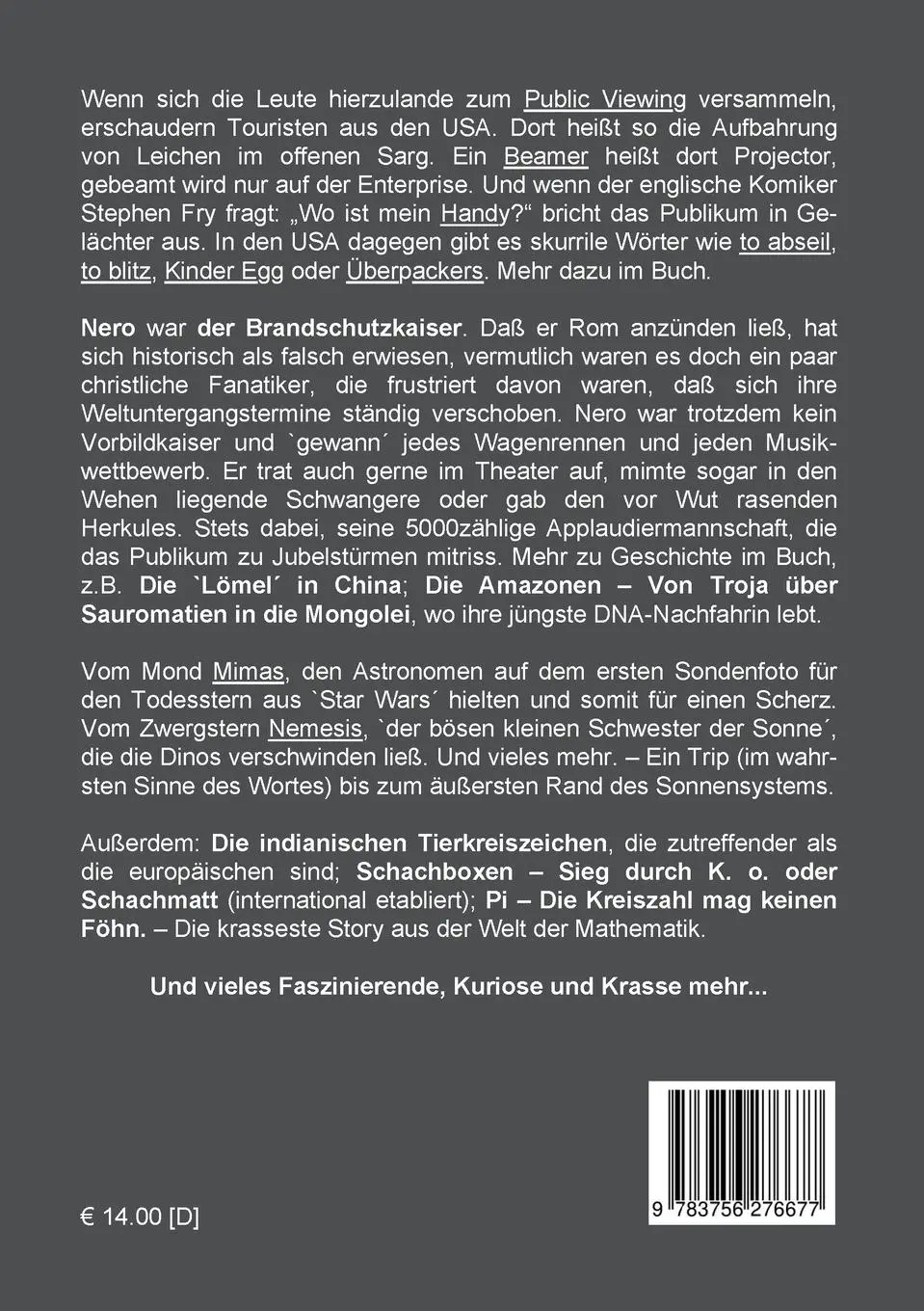 Rückseite: 9783756276677 | FKK | Faszinierend - Kurios - Krass | Darius Reinehr | Taschenbuch