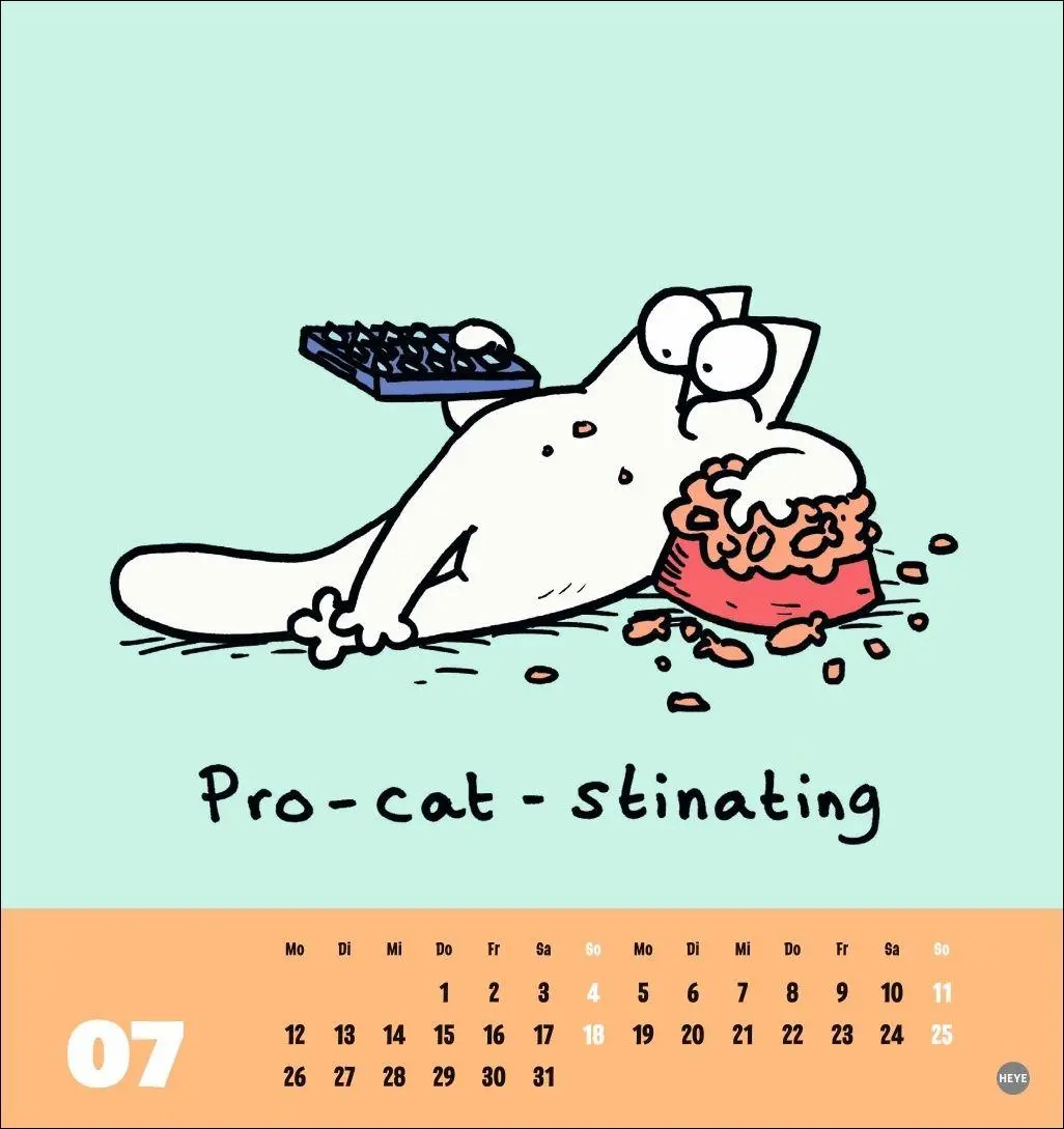 Bild: 9783756416677 | Simons Katze Postkartenkalender 2027 | Simon Tofield | Kalender | 2027