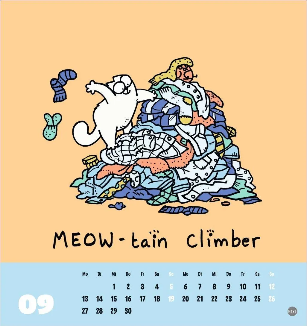Bild: 9783756416677 | Simons Katze Postkartenkalender 2027 | Simon Tofield | Kalender | 2027