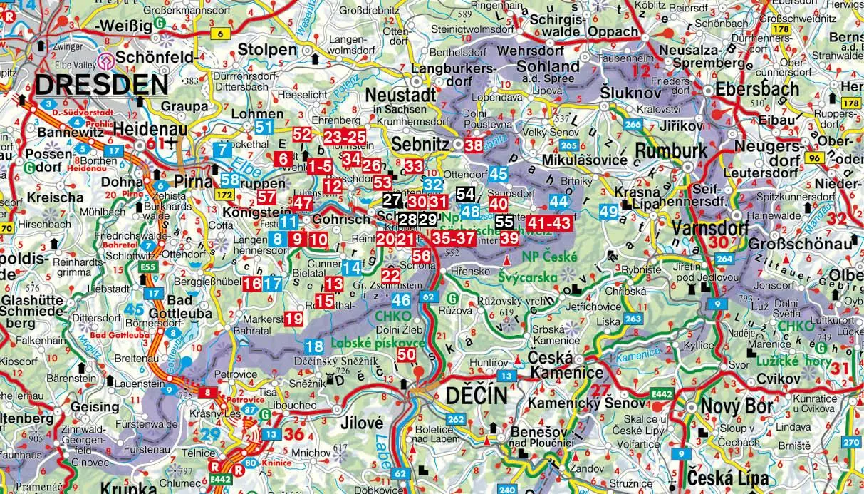 Bild: 9783763346677 | Elbsandsteingebirge | Franz Hasse | Taschenbuch | Rother Wanderführer