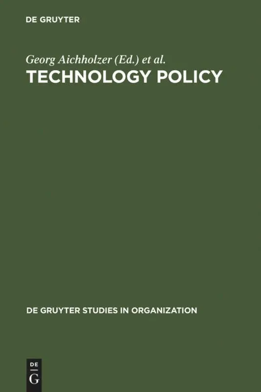 Cover: 9783110136777 | Technology Policy | Gerd Schienstock (u. a.) | Buch | Englisch | 1994