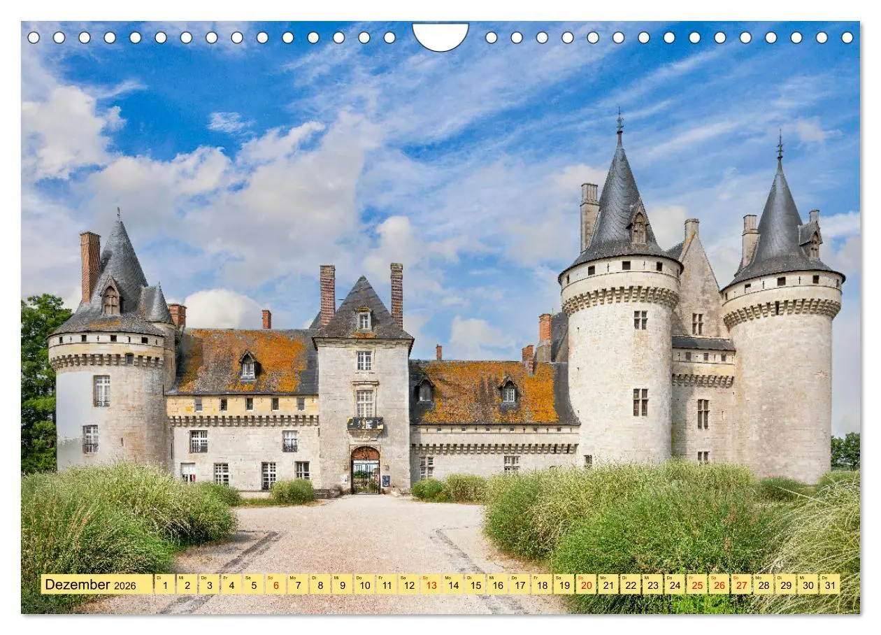 Bild: 9783457286777 | Châteaux. Im Tal der Loire (Wandkalender 2026 DIN A4 quer),...
