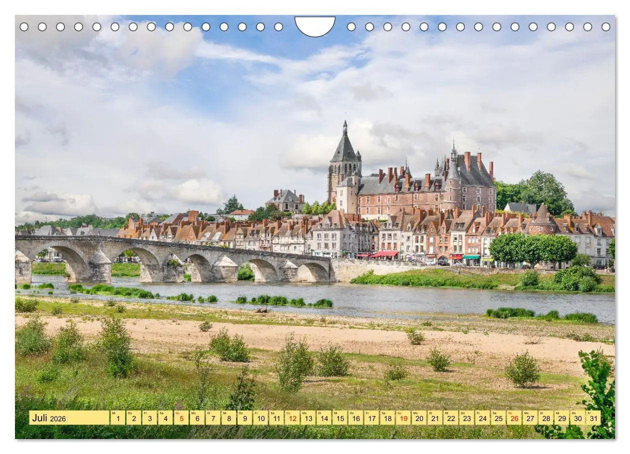 Bild: 9783457286777 | Châteaux. Im Tal der Loire (Wandkalender 2026 DIN A4 quer),...