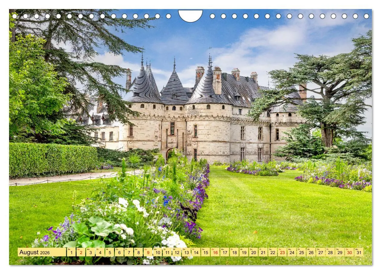 Bild: 9783457286777 | Châteaux. Im Tal der Loire (Wandkalender 2026 DIN A4 quer),...