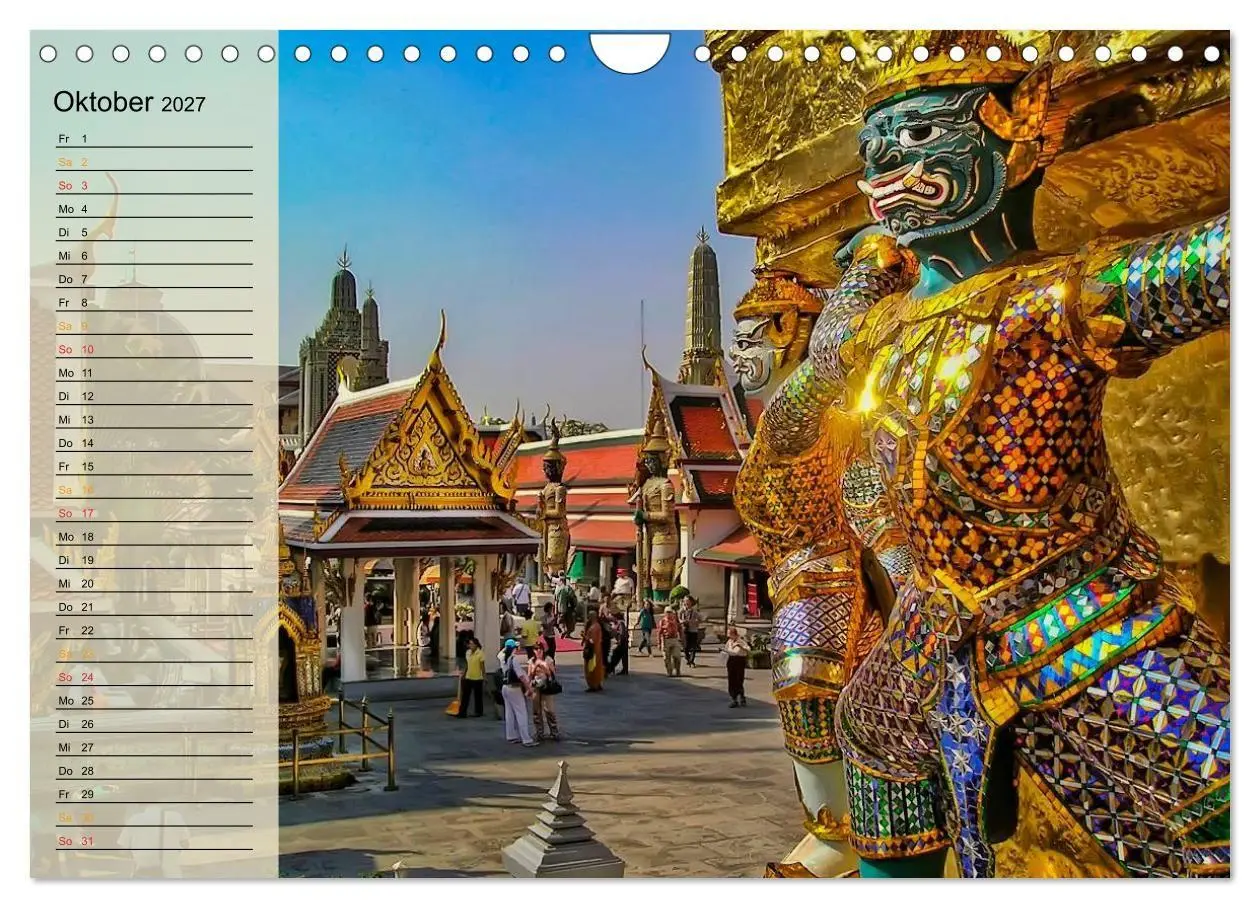 Bild: 9783569916777 | Bangkok - Königreich Thailand (Wandkalender 2027 DIN A4 quer),...