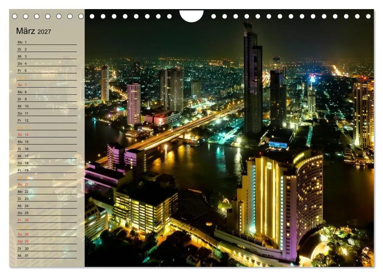 Bild: 9783569916777 | Bangkok - Königreich Thailand (Wandkalender 2027 DIN A4 quer),...