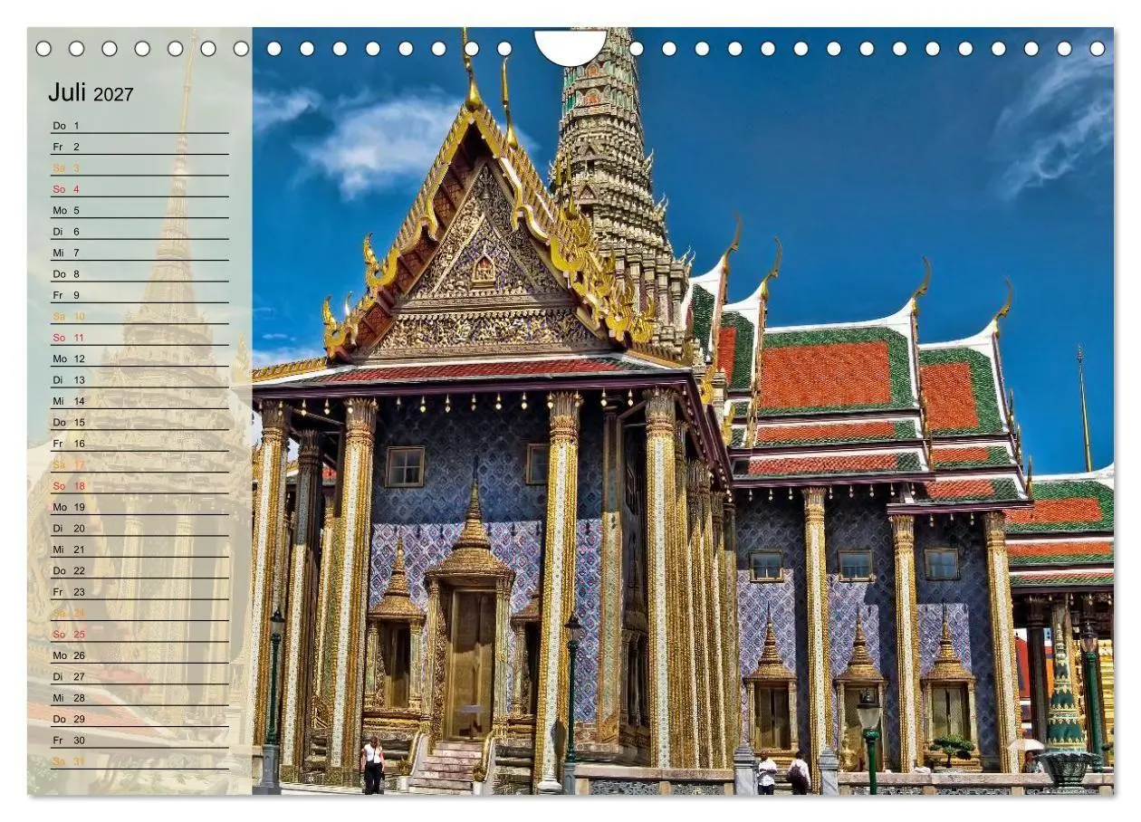 Bild: 9783569916777 | Bangkok - Königreich Thailand (Wandkalender 2027 DIN A4 quer),...