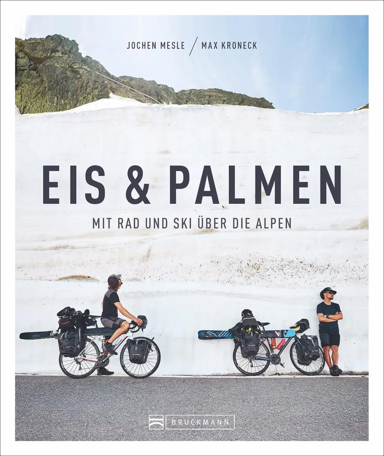 Cover: 9783734316777 | Eis &amp; Palmen | Mit Rad und Ski über die Alpen | Mesle | Buch | 192 S.