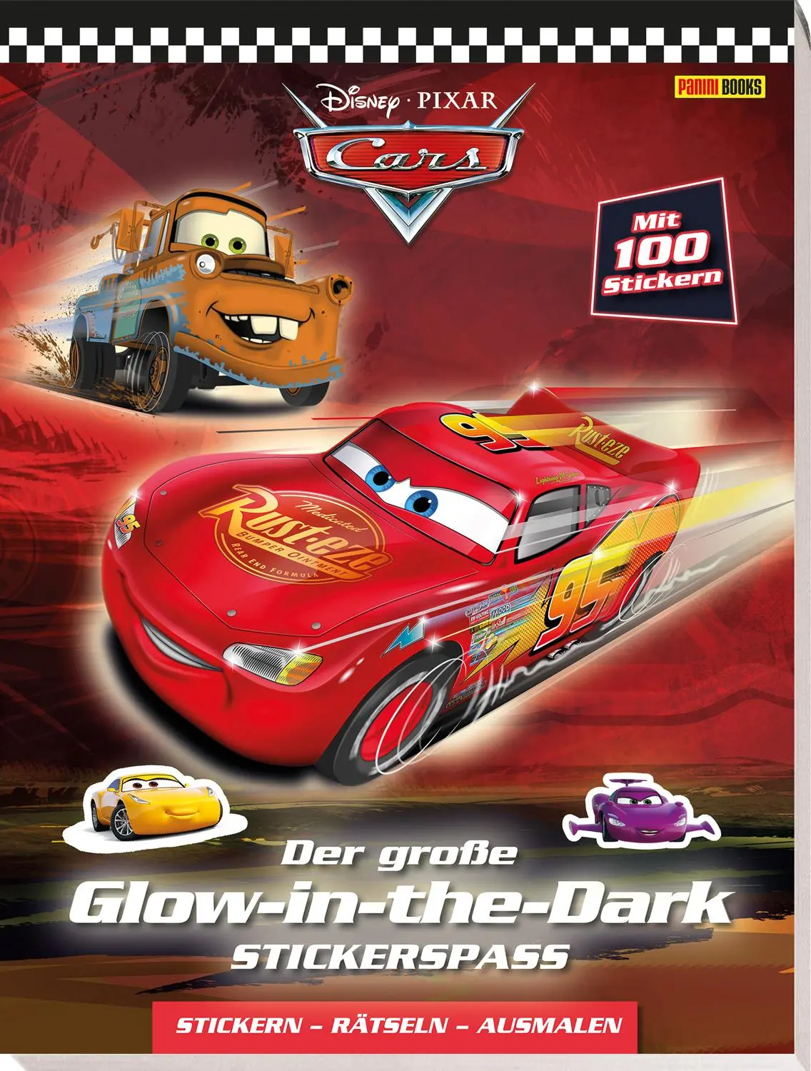Cover: 9783833246777 | Disney Cars: Der große Glow-in-the-Dark-Stickerspaß: Stickern -...