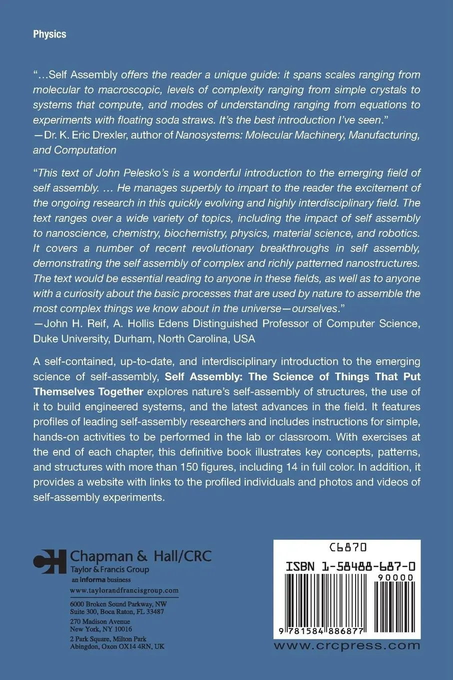 Rückseite: 9781584886877 | Self Assembly | The Science of Things That Put Themselves Together