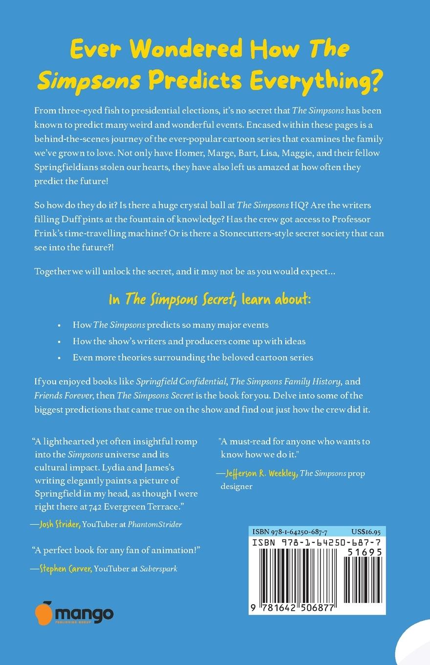 Rückseite: 9781642506877 | The Simpsons Secret | Lydia Poulteney (u. a.) | Taschenbuch | Englisch