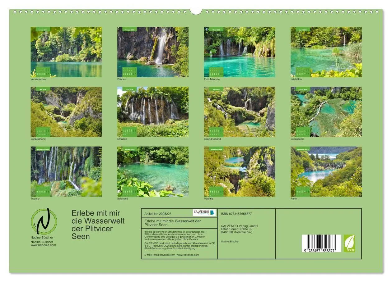 Bild: 9783457656877 | Erlebe mit mir die Wasserwelt der Plitvicer Seen (hochwertiger...