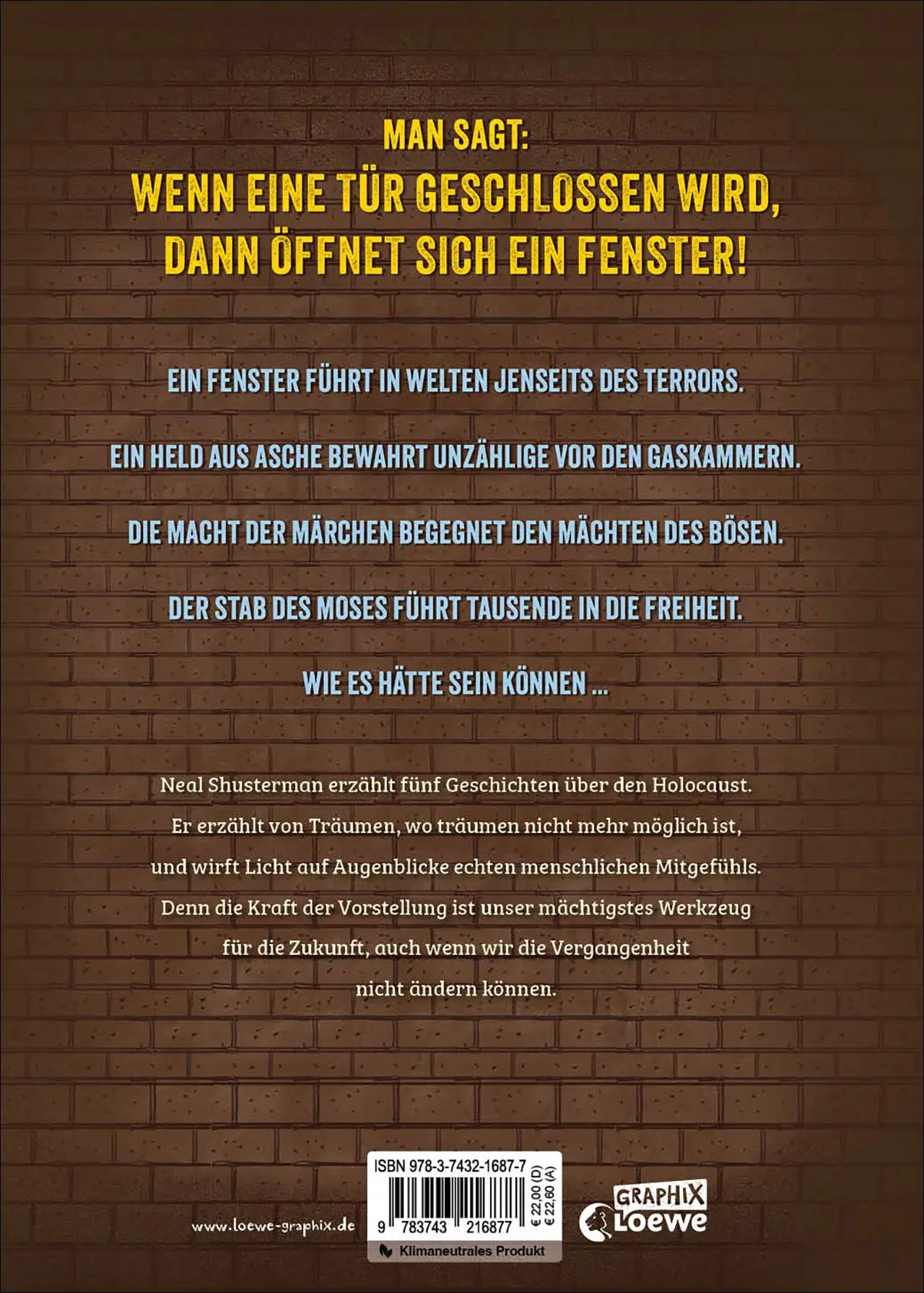 Rückseite: 9783743216877 | Fenster in der Nacht | Neal Shusterman | Buch | 256 S. | Deutsch