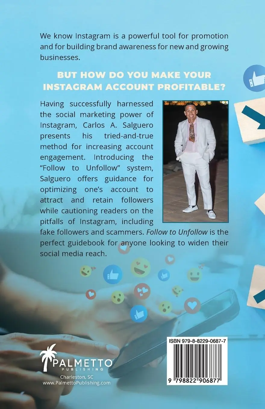 Rückseite: 9798822906877 | Follow To Unfollow | Carlos A. Salguero | Taschenbuch | Englisch