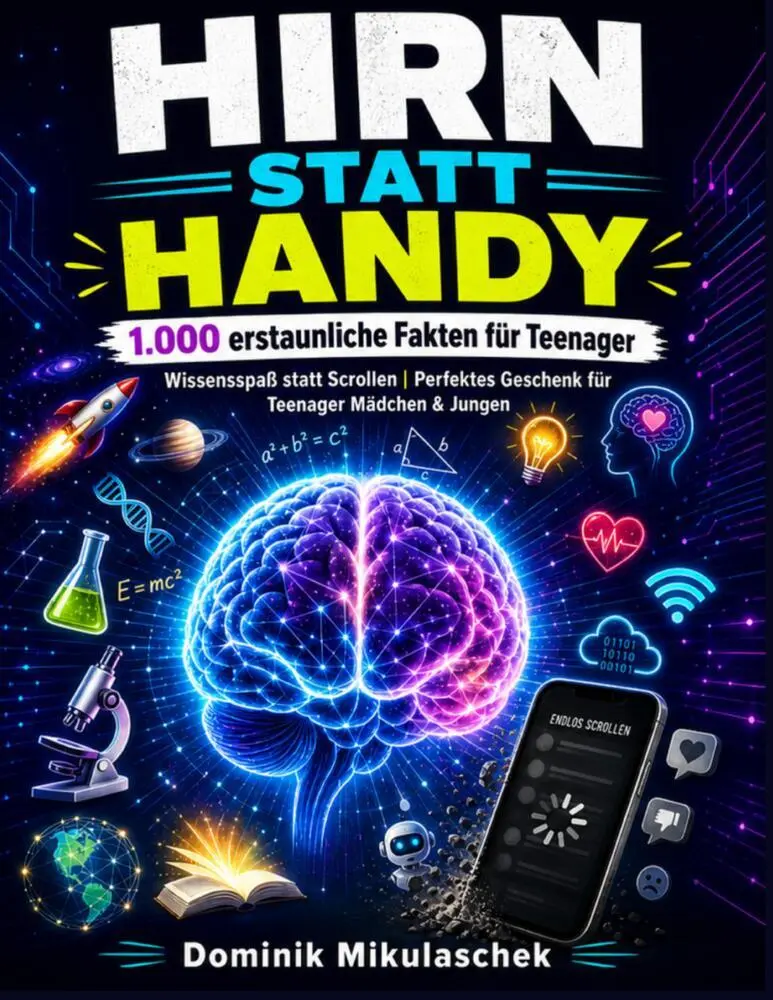 Cover: 9783384906977 | Hirn statt Handy - 1.000 erstaunliche Fakten für Teenager | Buch