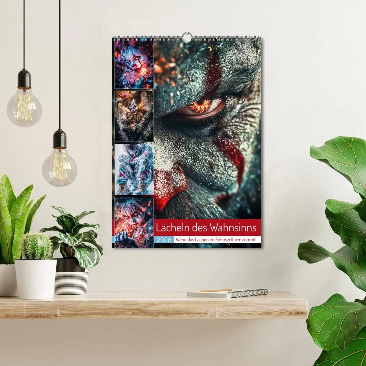 Bild: 9783457646977 | Lächeln des Wahnsinns (Wandkalender 2026 DIN A3 hoch), CALVENDO...