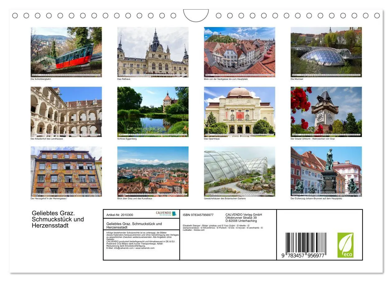 Bild: 9783457956977 | Geliebtes Graz. Schmuckstück und Herzensstadt (Wandkalender 2026...