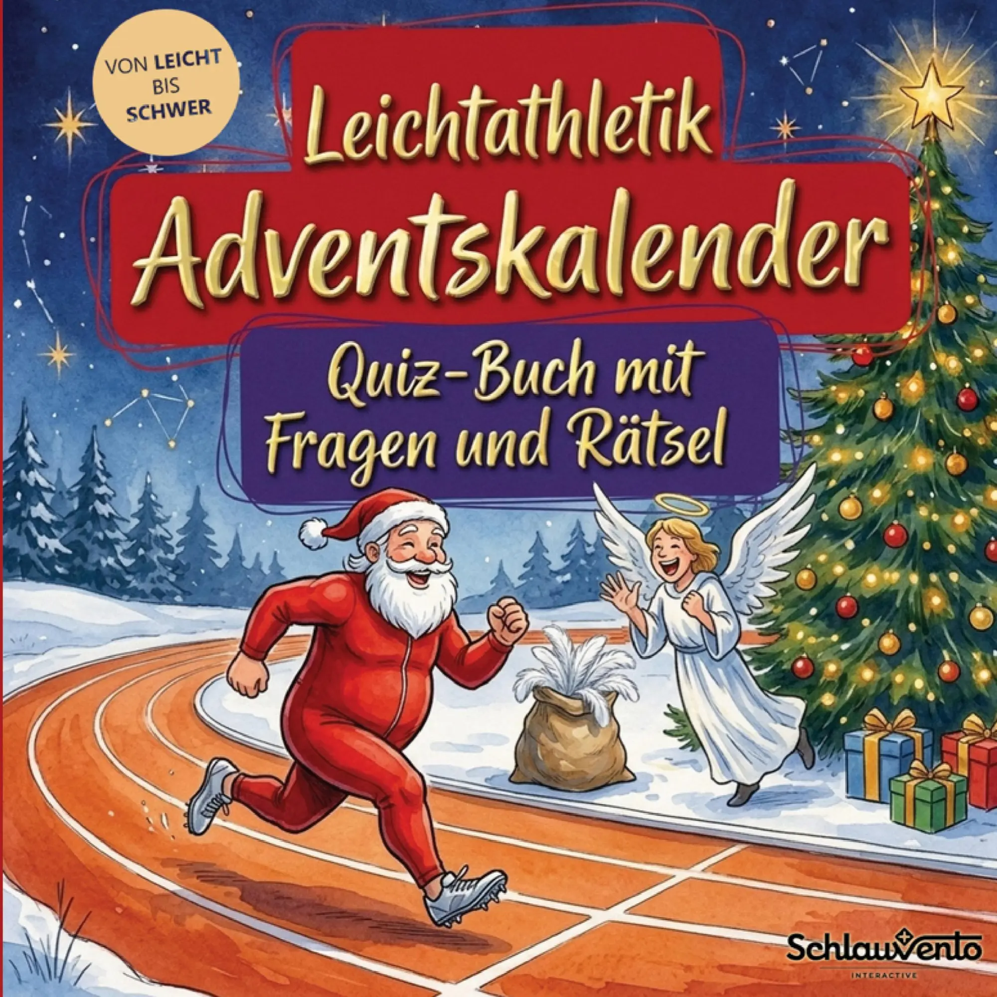 Cover: 9783693196977 | Leichtathletik-Adventskalender: Quiz-Buch mit Fragen und Rätsel | Buch