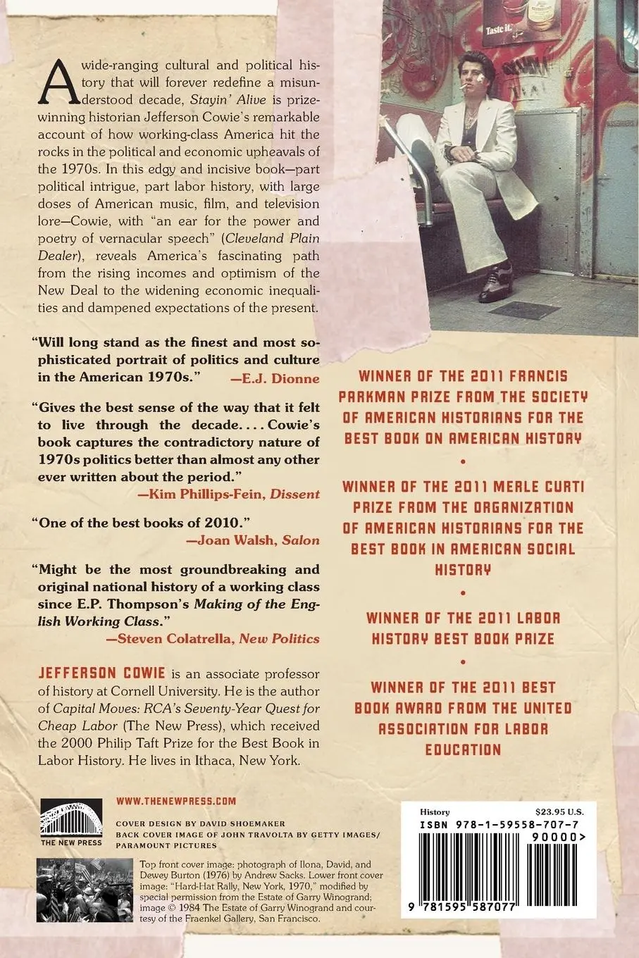 Rückseite: 9781595587077 | Stayin' Alive | The 1970s and the Last Days of the Working Class