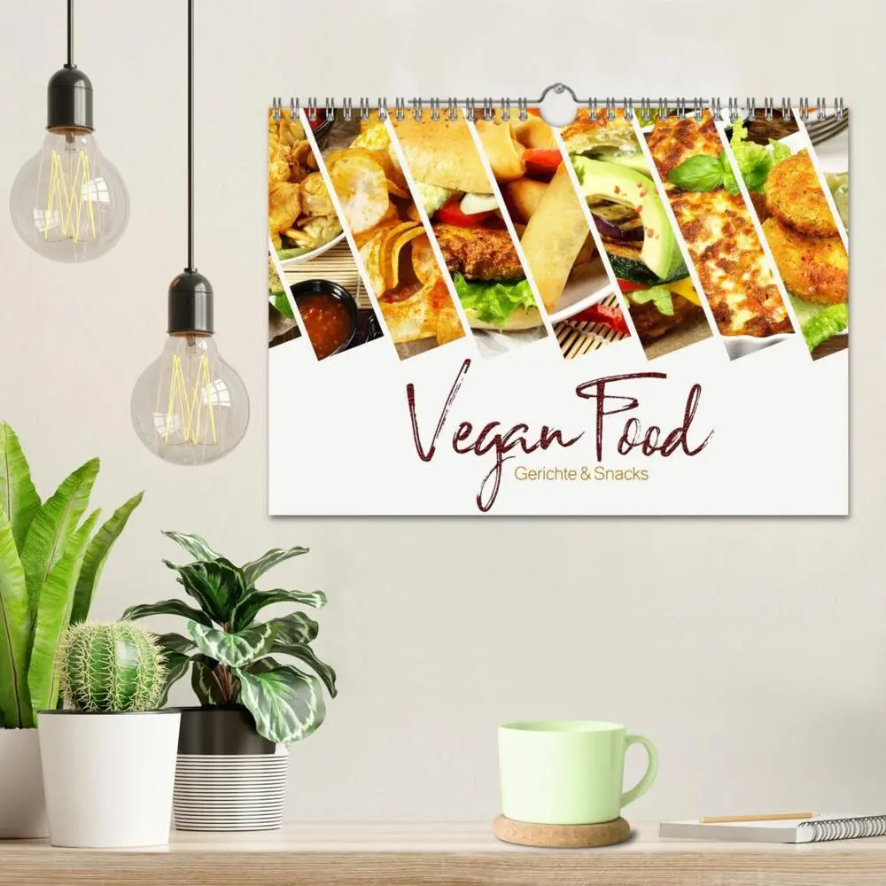 Bild: 9783435067077 | Vegan Food Kalender - Gerichte und Snacks (Wandkalender 2025 DIN A4...
