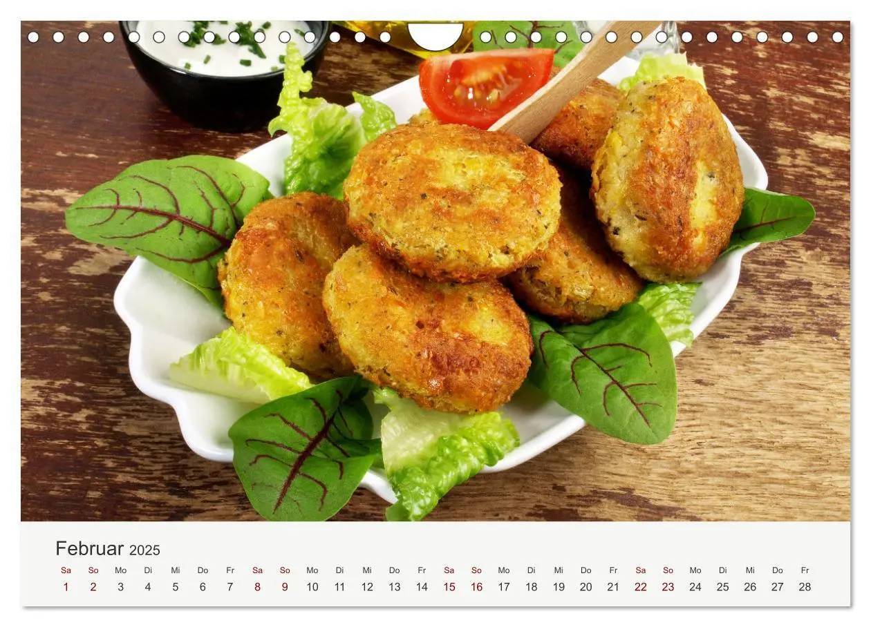 Bild: 9783435067077 | Vegan Food Kalender - Gerichte und Snacks (Wandkalender 2025 DIN A4...