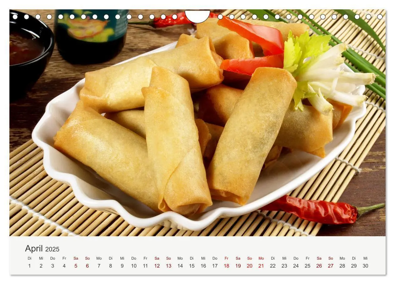 Bild: 9783435067077 | Vegan Food Kalender - Gerichte und Snacks (Wandkalender 2025 DIN A4...