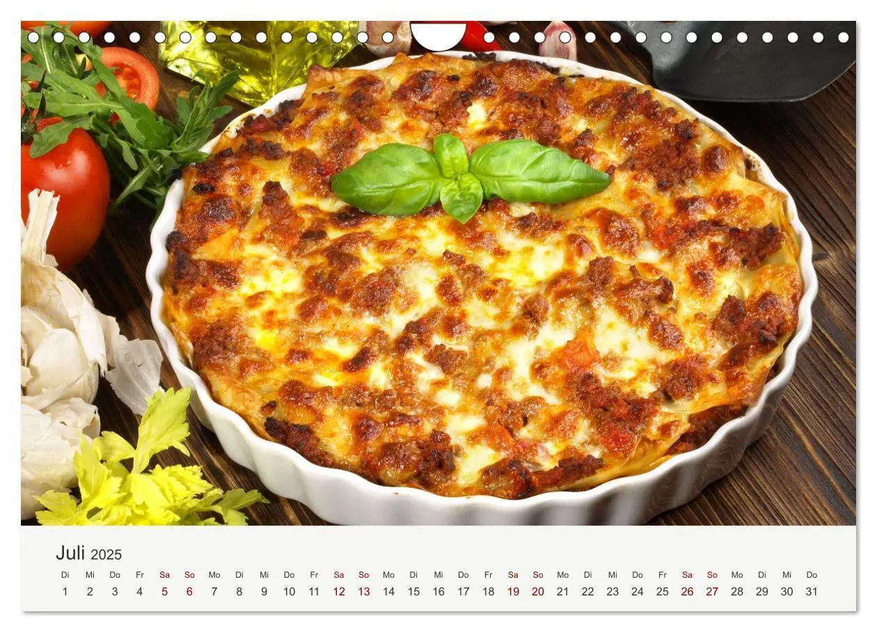Bild: 9783435067077 | Vegan Food Kalender - Gerichte und Snacks (Wandkalender 2025 DIN A4...