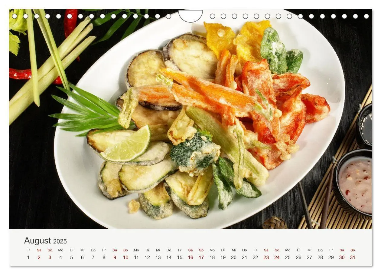 Bild: 9783435067077 | Vegan Food Kalender - Gerichte und Snacks (Wandkalender 2025 DIN A4...