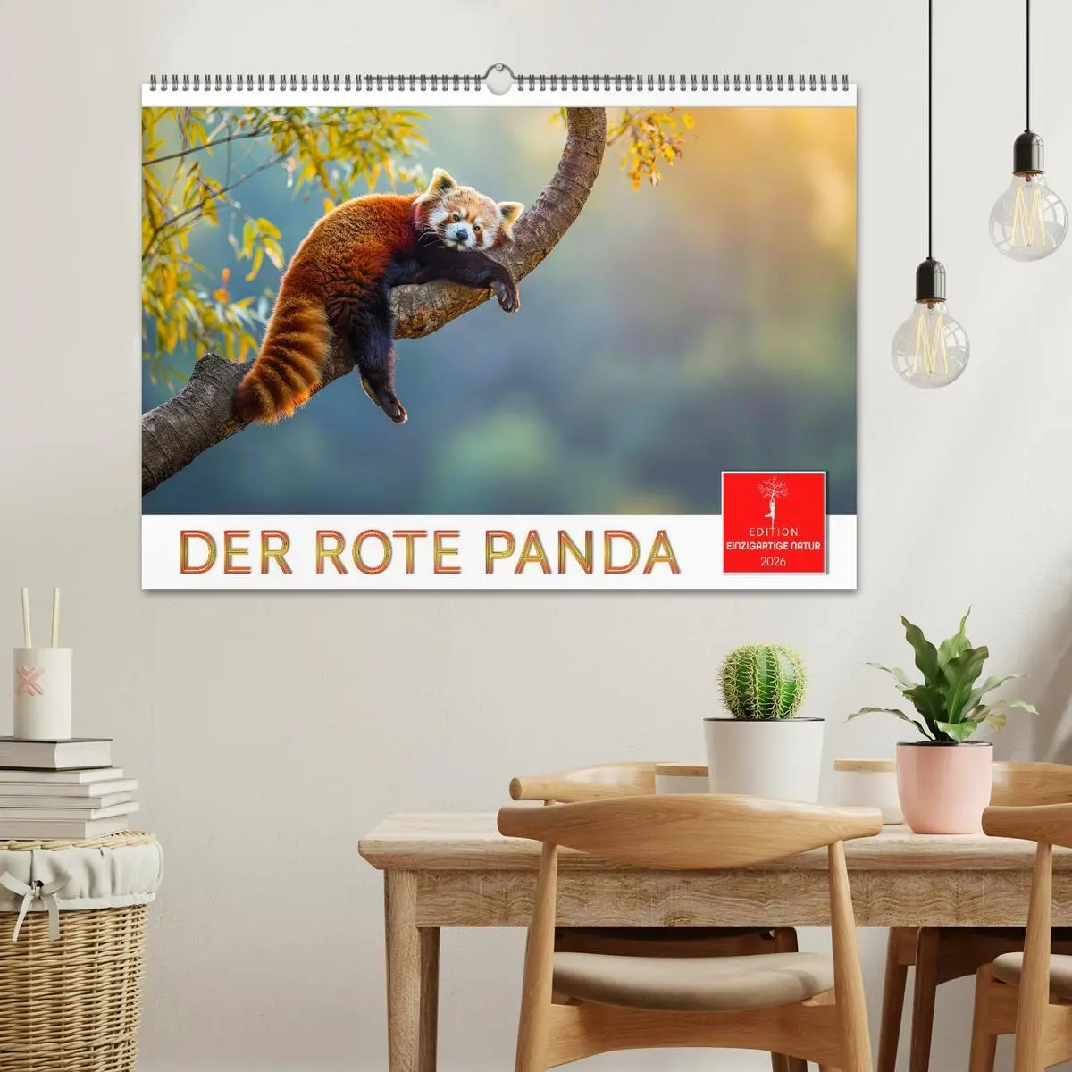 Bild: 9783457397077 | Der Rote Panda (Wandkalender 2026 DIN A2 quer), CALVENDO...