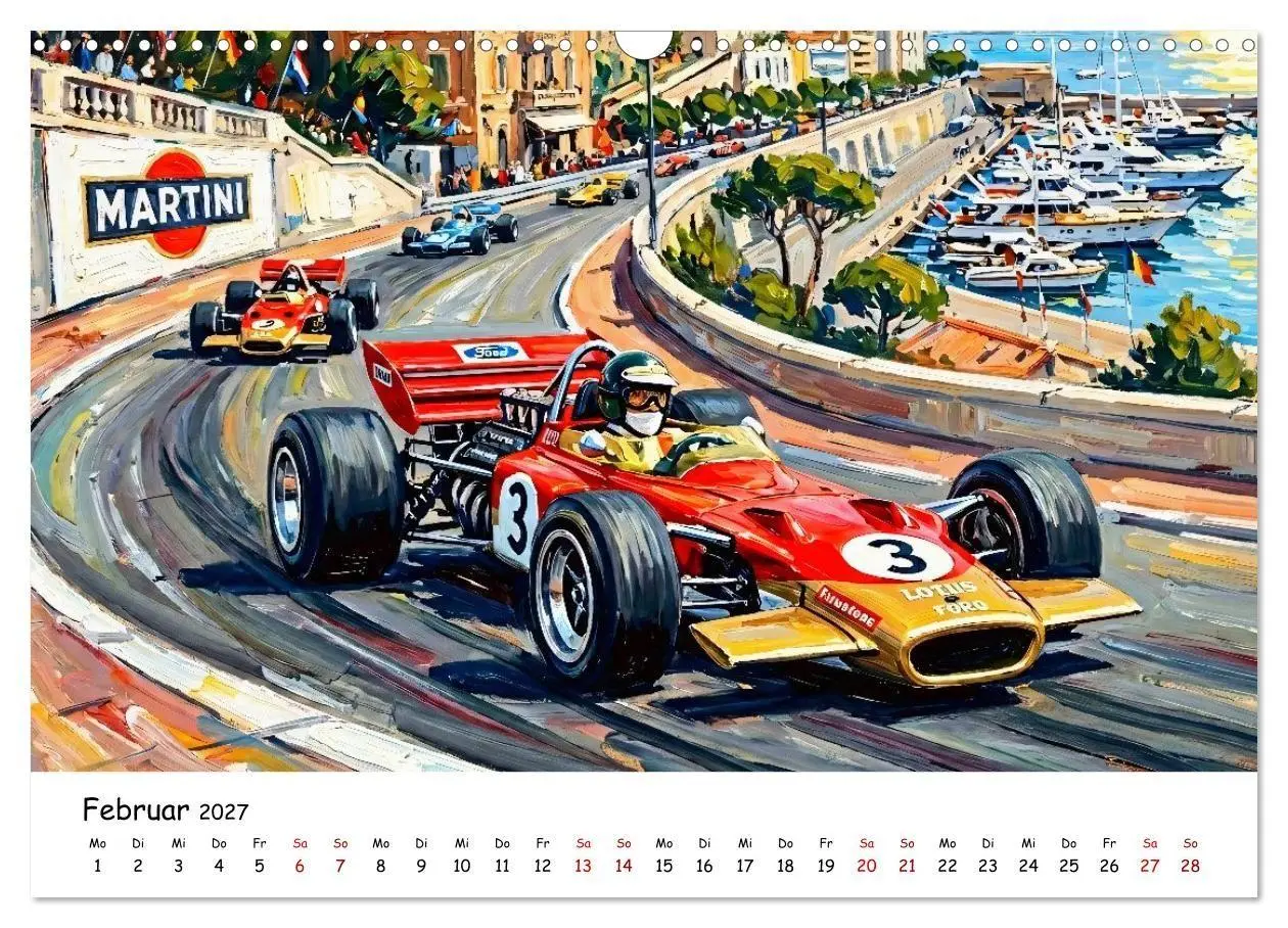 Bild: 9783594397077 | Racing in den 1970er Jahren (Wandkalender 2027 DIN A3 quer),...