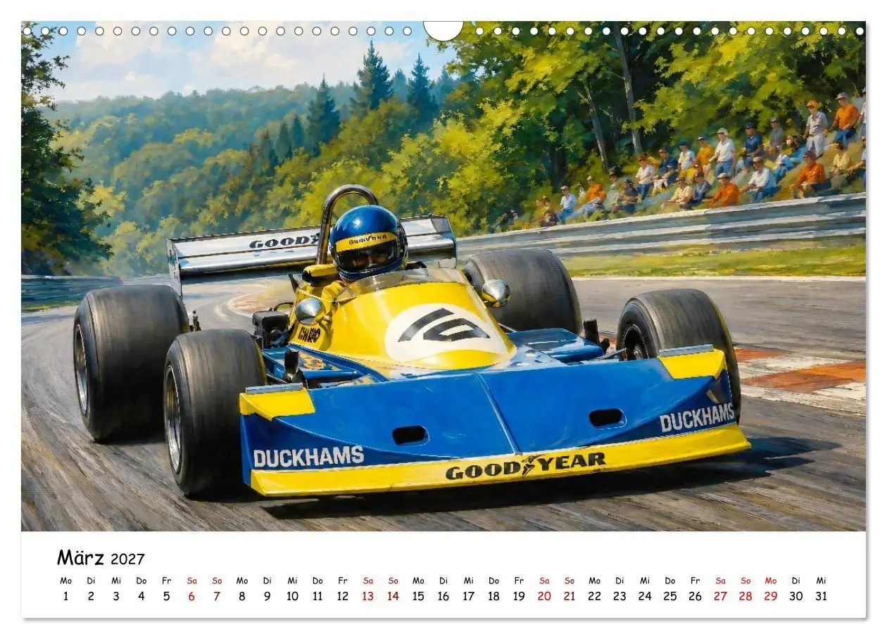 Bild: 9783594397077 | Racing in den 1970er Jahren (Wandkalender 2027 DIN A3 quer),...