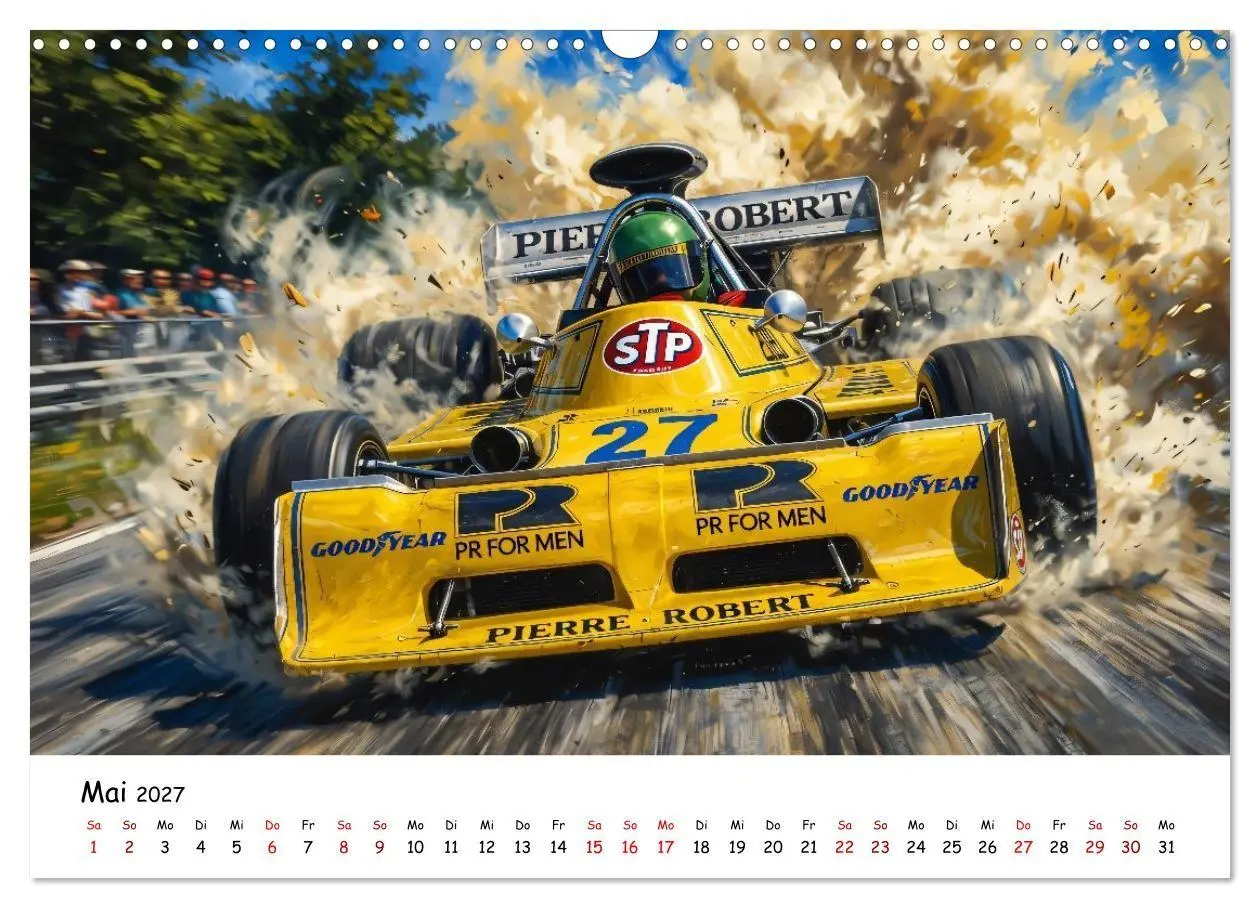Bild: 9783594397077 | Racing in den 1970er Jahren (Wandkalender 2027 DIN A3 quer),...