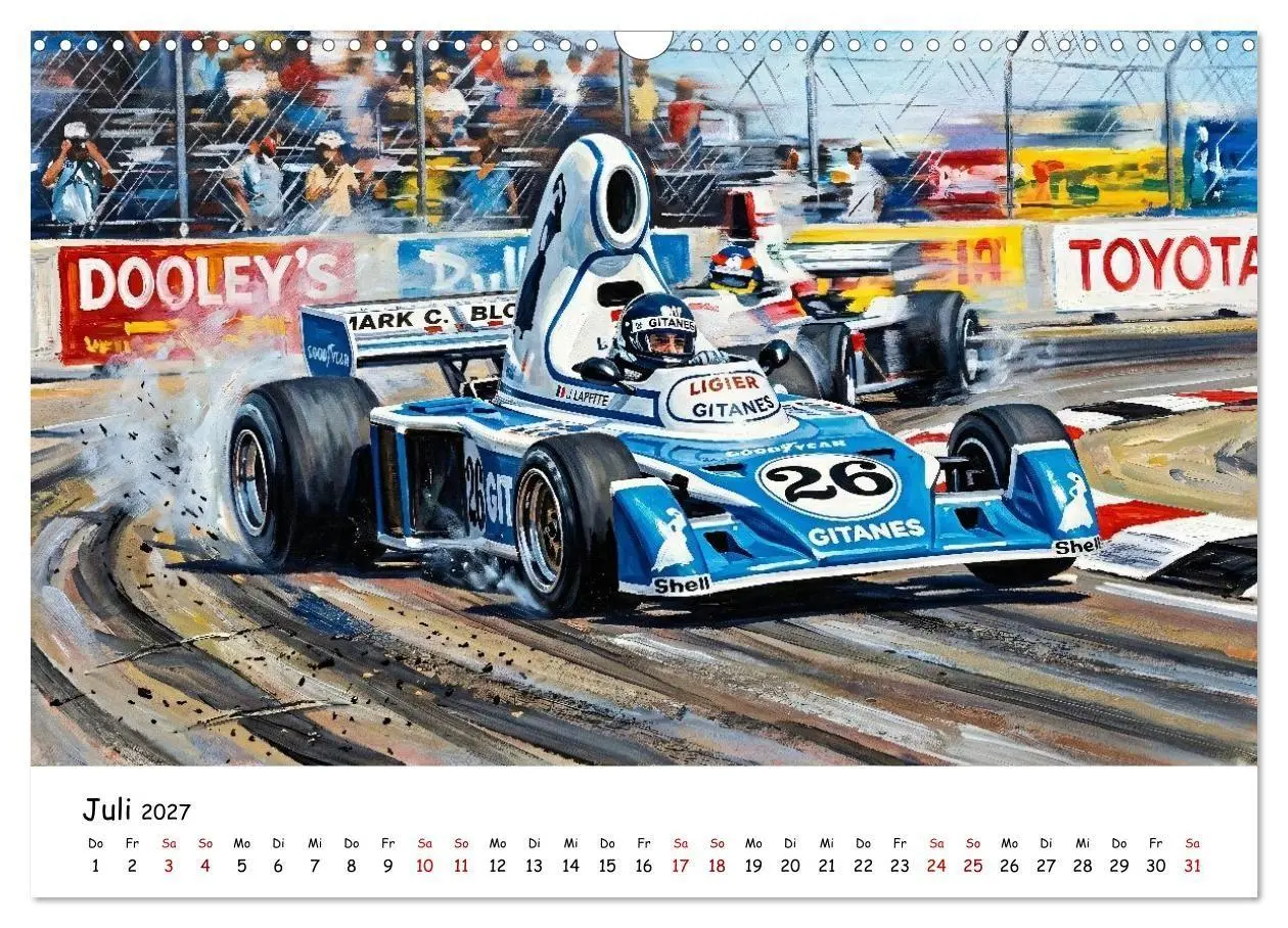 Bild: 9783594397077 | Racing in den 1970er Jahren (Wandkalender 2027 DIN A3 quer),...