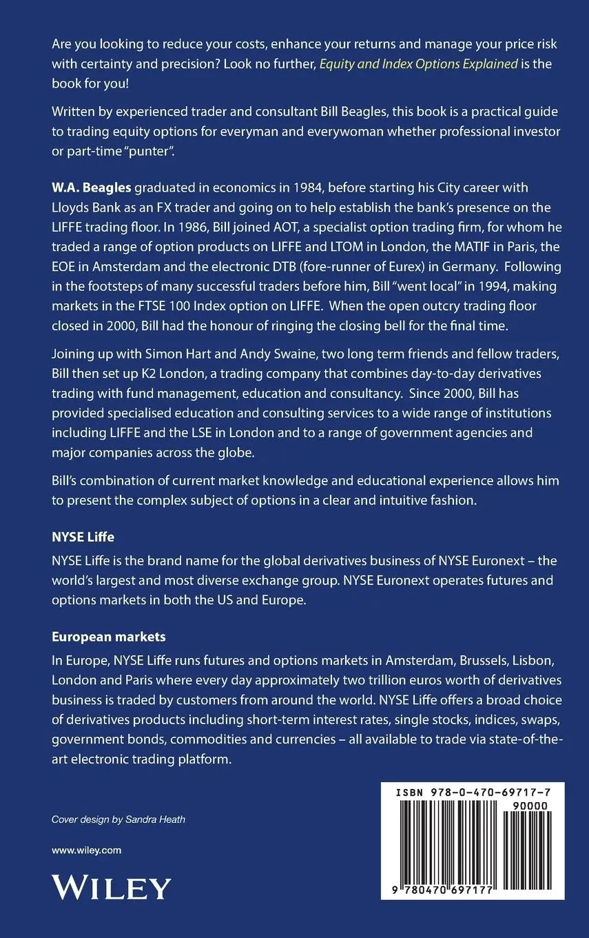 Rückseite: 9780470697177 | Equity and Index Options Explained | W A Beagles | Buch | 272 S.