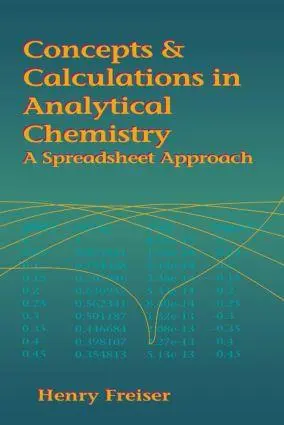 Cover: 9780849347177 | Concepts &amp; Calculations in Analytical Chemistry, Featuring the Use...