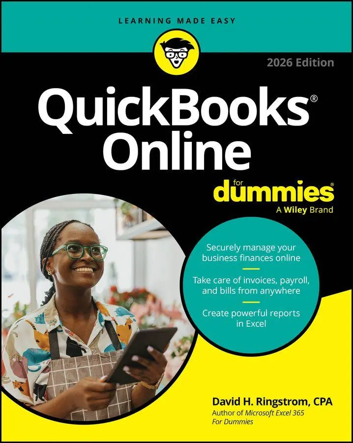 Cover: 9781394367177 | QuickBooks Online For Dummies, 2026 Edition | David H. Ringstrom