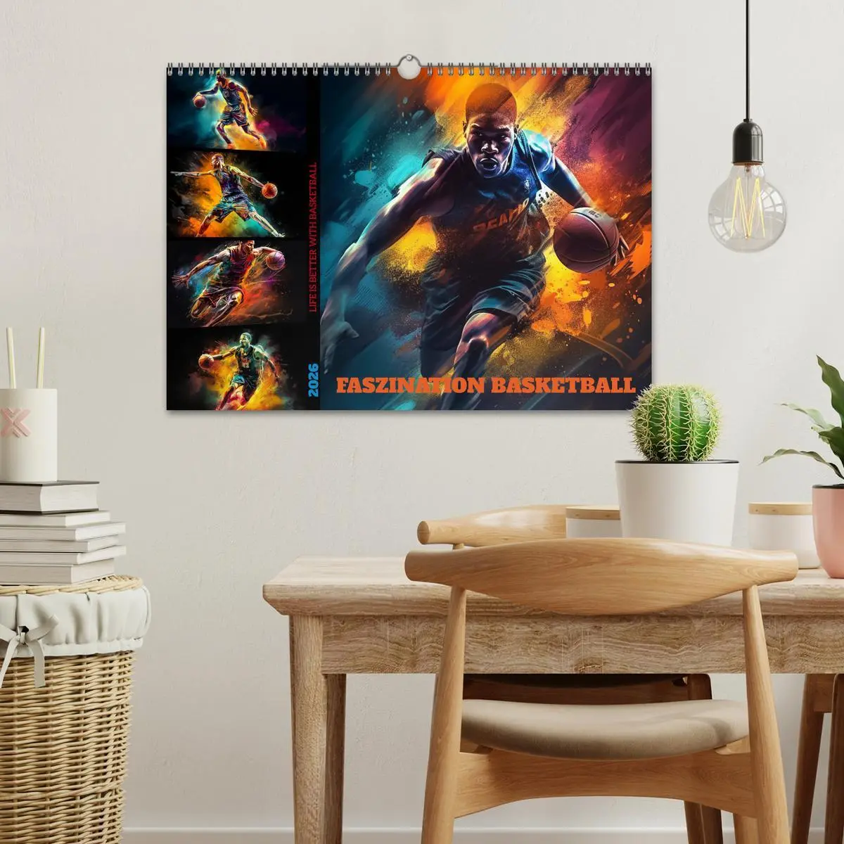 Bild: 9783457527177 | Faszination Basketball (Wandkalender 2026 DIN A3 quer), CALVENDO...