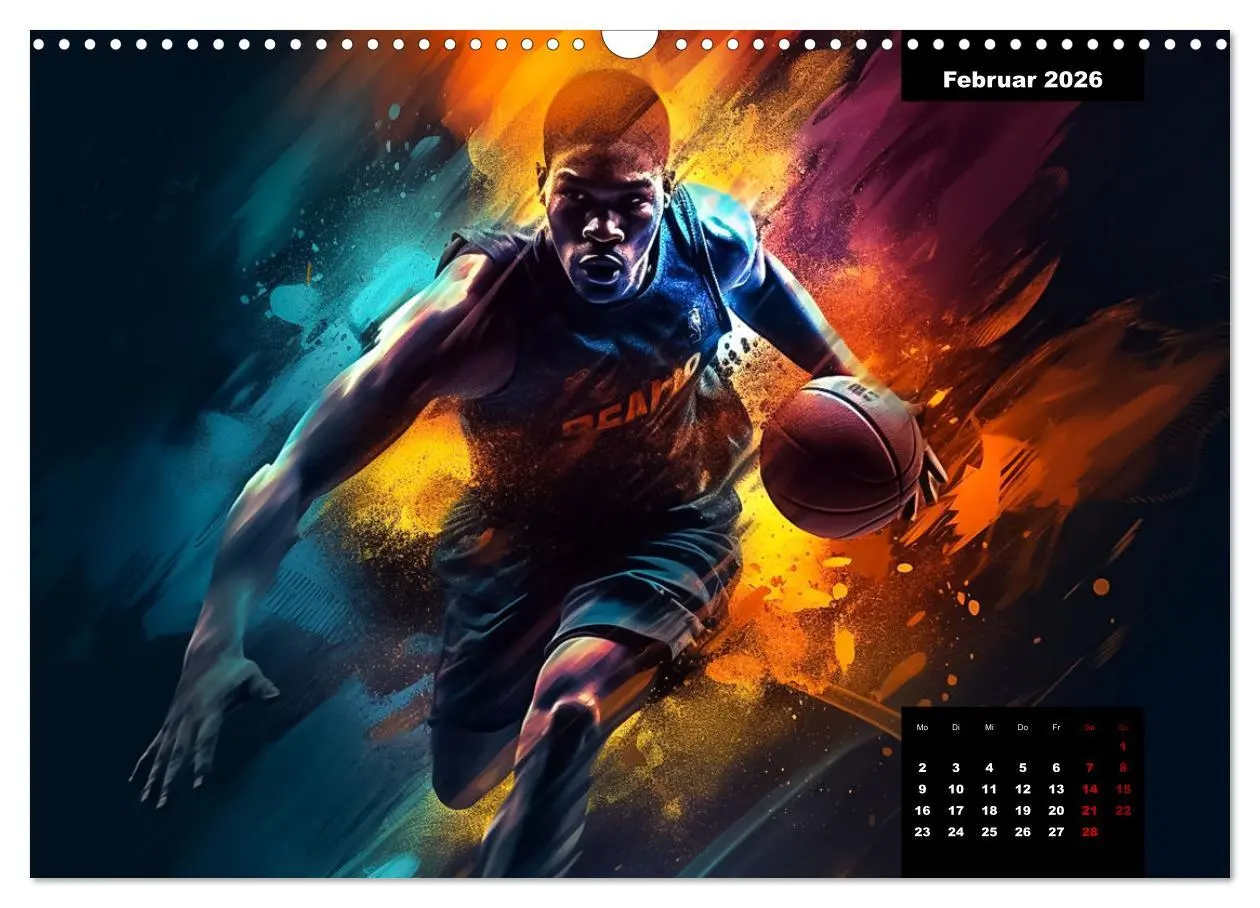 Bild: 9783457527177 | Faszination Basketball (Wandkalender 2026 DIN A3 quer), CALVENDO...