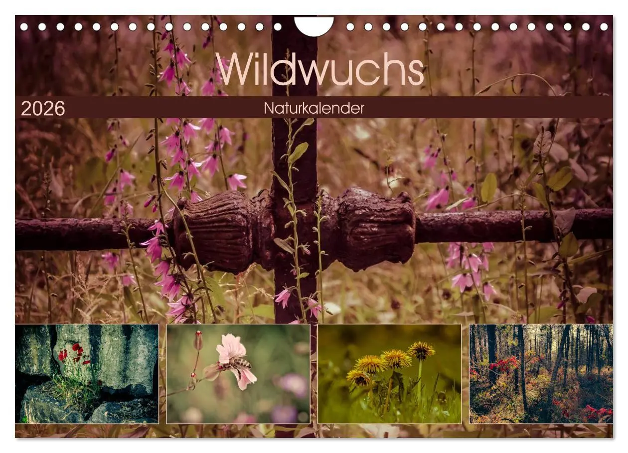 Cover: 9783457907177 | Wildwuchs 2026 (Wandkalender 2026 DIN A4 quer), CALVENDO...